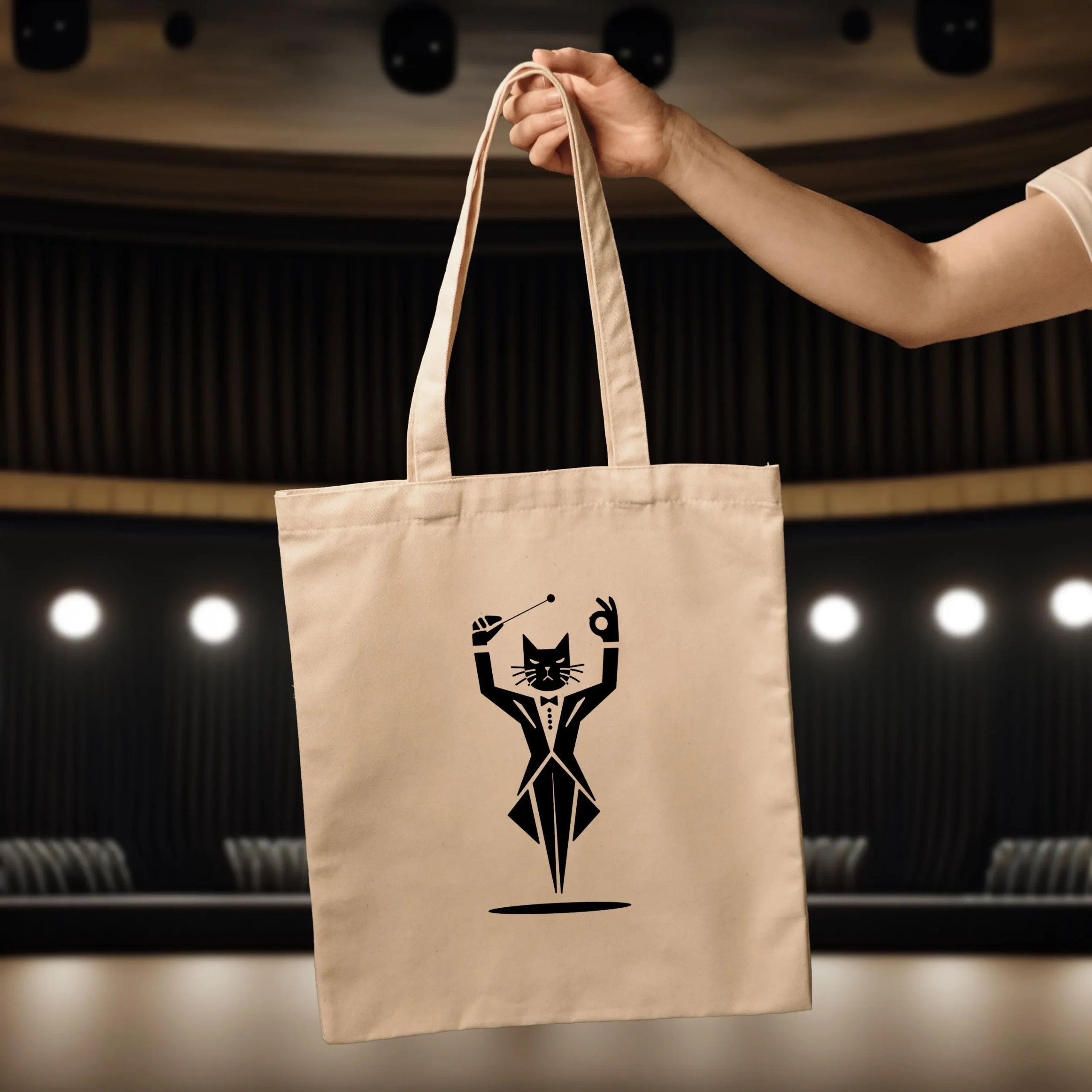 Beutel - Dirigent Katze – Bild 6